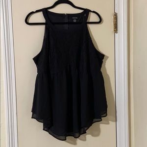 3/$40 Torrid Lace & Chiffon Tank